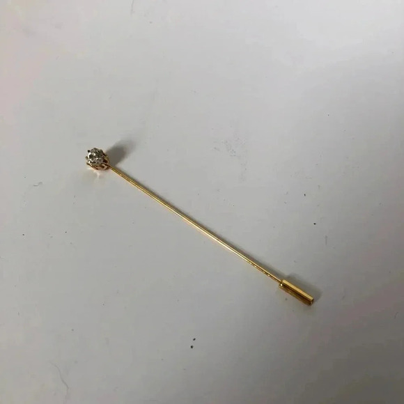Vtg Austrian Crystal  Stick Pin - Picture 3 of 11